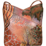 Anuschka Hand Painted Leather Bag